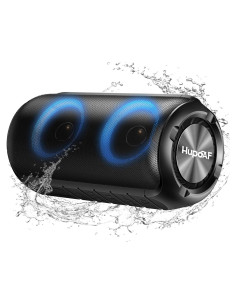Altavoz Bluetooth Hupoaf ZY-02 24W IPX7 12h RGB Portátil