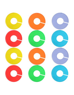 Divisores de Closet para Ropa 12 Pcs Aruicheng 9 cm Plástico