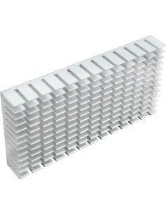 Disipador de Calor Aluminio SJZBIN 80x40x11mm 2 Piezas 2