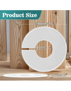 30 Divisores de Closet Blancos para Ropa - Organizador Infantil 2