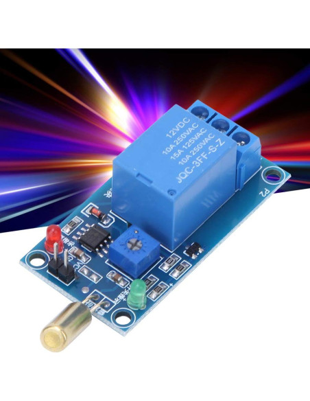 Módulo de Relé 12V DC Wisecoco con Sensor de Inclinación