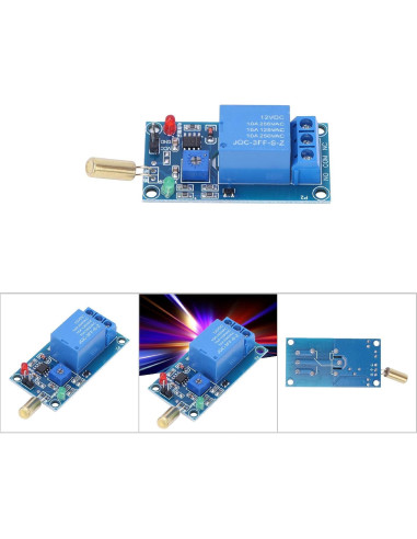 Módulo de Relé 12V DC Wisecoco con Sensor de Inclinación