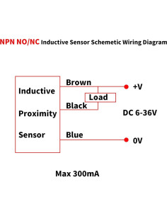 5 Pcs Interruptor Sensor Proximidad Inductivo NPN M8 2mm DC6-36V 2