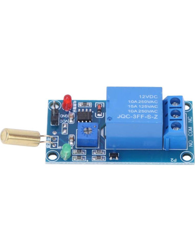 Módulo de Relé 12V DC Wisecoco con Sensor de Inclinación
