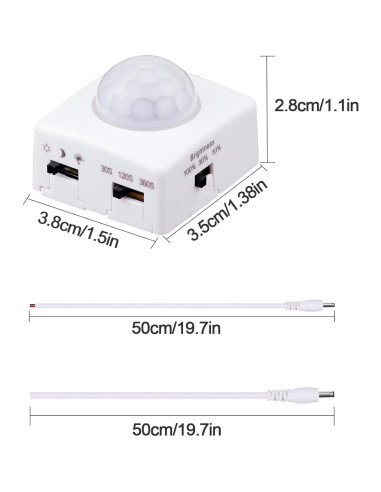 Interruptor Sensor de Movimiento PIR GOMING 5V 12V 24V 72W