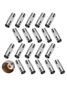 Conectores BNC Femenino a Femenino 50 Pcs para CCTV - TJMD