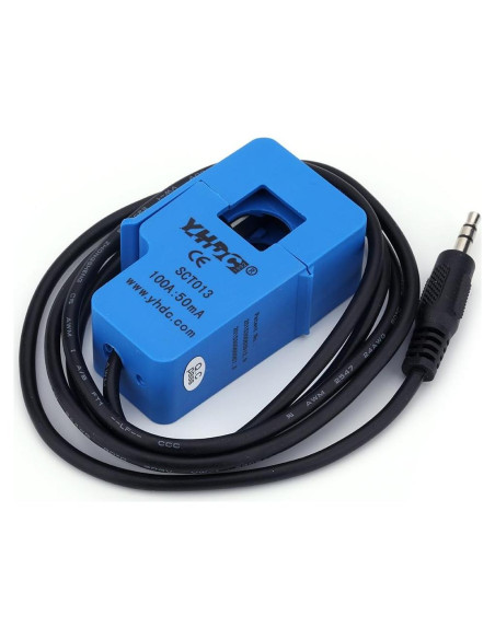 Sensor de Corriente AC JANSANE SCT-013-000 100A No Invasivo