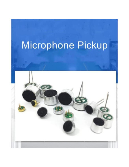 Micrófono Electret Fielect 9767-60DB 10 Pcs 9.7x7mm