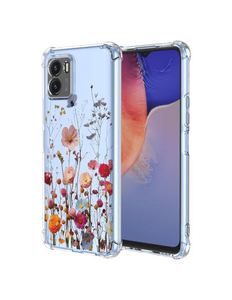 Funda Floral Vivo Y15s 2021 / Y15A / Y10 4G / T1 4G / Y01 Funda Floral Vivo Y15s 2021 / Y15A / Y10 4G / T1 4G / Y01