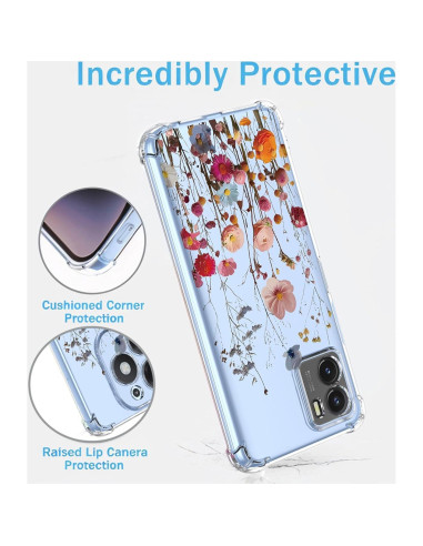 Funda Floral Vivo Y15s 2021 / Y15A / Y10 4G / T1 4G / Y01