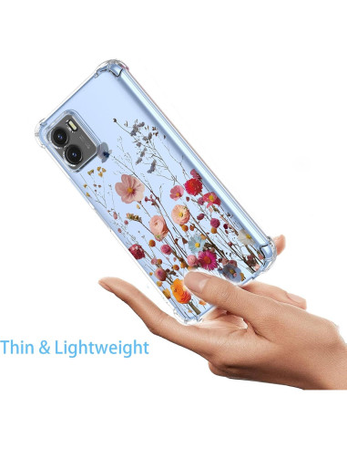 Funda Floral Vivo Y15s 2021 / Y15A / Y10 4G / T1 4G / Y01
