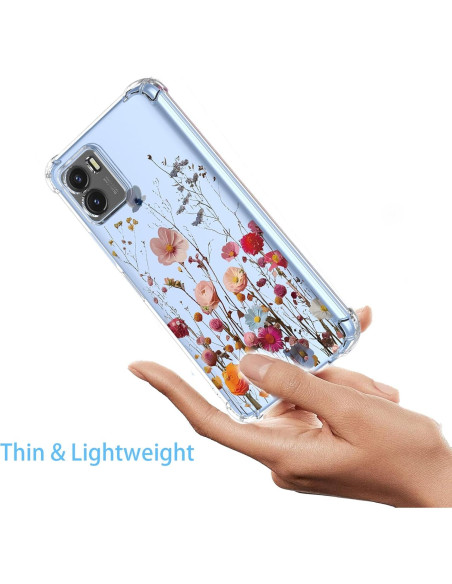 Funda Floral Vivo Y15s 2021 / Y15A / Y10 4G / T1 4G / Y01 Funda Floral Vivo Y15s 2021 / Y15A / Y10 4G / T1 4G / Y01
