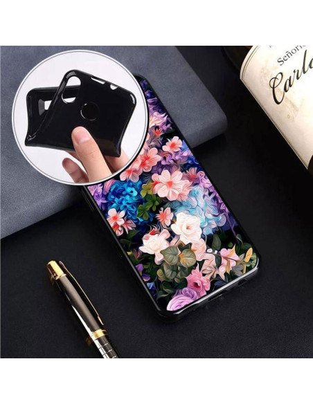 Funda TPU suave YQINHHME para ZTE Blade A35 + Protector
