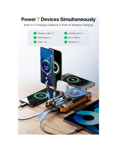 Cargador Solar Power Bank 49800mAh Carga Rápida USB-C 5V/3.1A 2