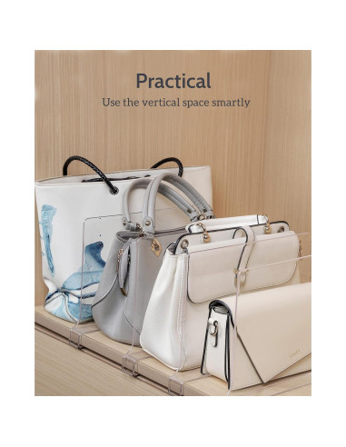 Divisores de Estantes Acrílico ZORCOR 6 Piezas 27.94x20.57cm