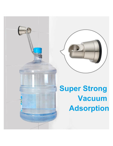 Soporte de Cabezal de Ducha Hibbent con Ventosa - 2 Unidades