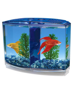 Kit Acuario Penn-Plax Doble Betta Bowfront 19.69x15.24cm