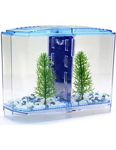 Kit Acuario Penn-Plax Doble Betta Bowfront 19.69x15.24cm