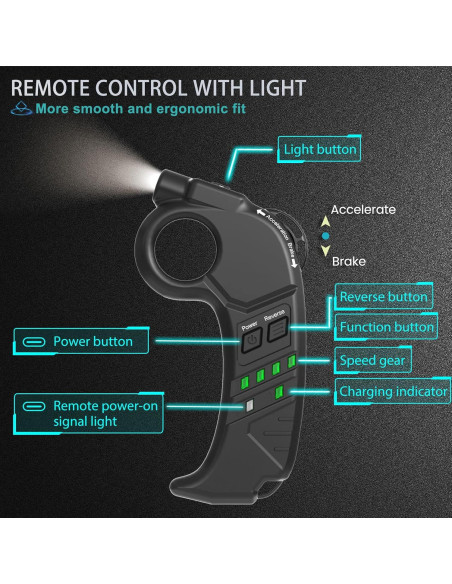 Patineta eléctrica Windseeker Skater Plus 350W 15 km/h