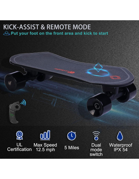 Patineta eléctrica Windseeker Skater Plus 350W 15 km/h