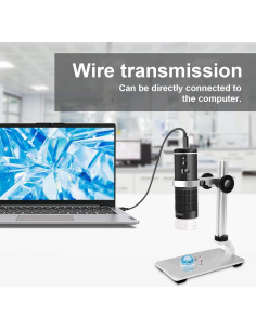 Microscopio Digital WiFi Cainda F2 HD 1080P 50-1000X Portátil 2