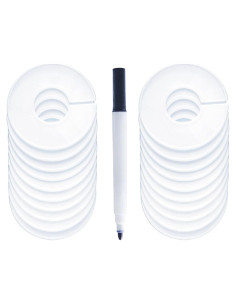 Divisores de Tamaño para Ropa FindUWill - 20 Piezas Redondas