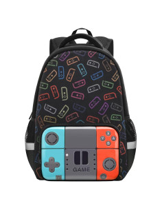 Mochila Escolar TFAUR Gamer 43 cm para Niños 6-14 Años