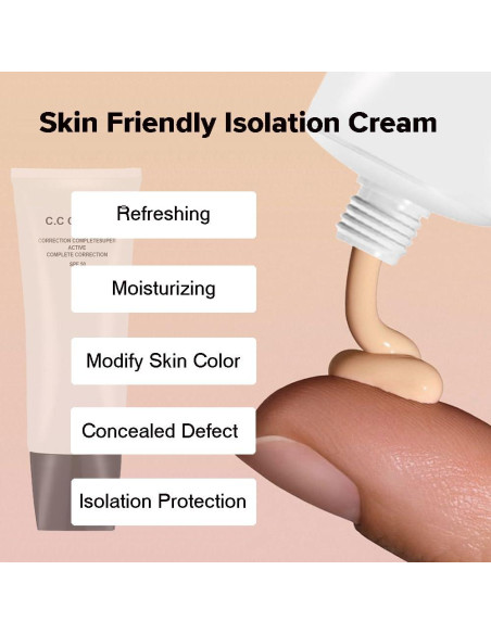 CC Cream JIMYAUQIN Corrector Rojo SPF 50 30ml Natural