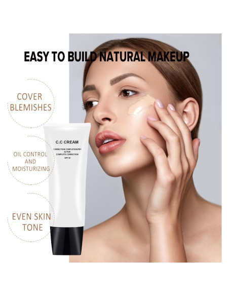 CC Cream JIMYAUQIN Corrector Rojo SPF 50 30ml Natural