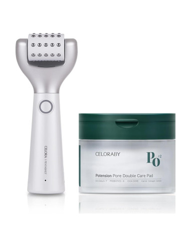 Set de Cuidado de Piel CELORABY Glow - Dispositivo 5-en-1 y Almohadillas