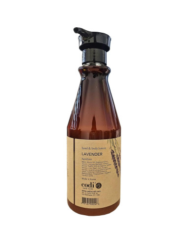 Loción Hidratante CodiNCodi 750 ml - Lavanda y Oliva, No Grasosa