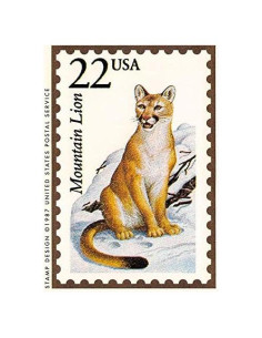 Tarjeta de comercio Puma 1991 Vida Salvaje América Autografiada