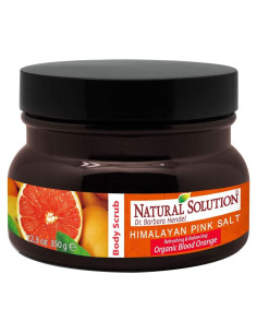 Exfoliante Corporal Natural Solution 348.7g Sal Rosa Naranja Sanguina