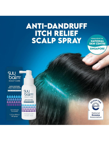 Suu Balm Spray Hidratante Anticaspa 40 ml - Alivio Picazón
