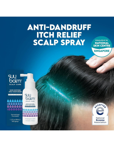 Suu Balm Spray Hidratante Anticaspa 40 ml - Alivio Picazón