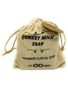 Jabón de Aceite de Oliva Extra Virgen EvooSpa 150 g con Leche de Burra