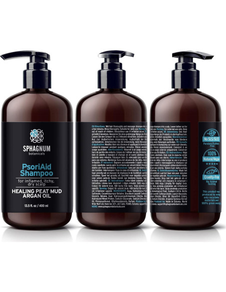 Champú Natural Sphagnum Botanicals 400 ml para Psoriasis Champú Natural Sphagnum Botanicals 400 ml para Psoriasis