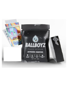 Ballboyz Jabón Paquete Dorado 3 en 1: Exfoliantes y Parches