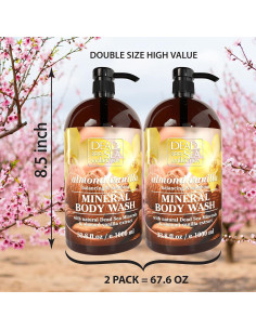 Gel de Ducha Hidratante Crystalline 2x1L Almendra y Vainilla 2