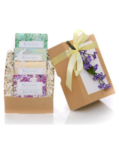 Juego de Jabón Artesanal Orgánico Keomi Naturals - 4 Barras