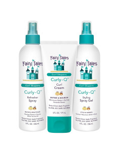 Conjunto Curly Q Fairy Tales para Cabello Rizado Niños - 3 Piezas