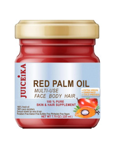 Aceite de Palma Rojo Orgánico Puro 100% Extra Virgen 250ml