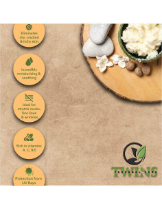 Mantequilla de Mango Batida 227g - Twins Cuidado Personal - Hidratante Natural 2