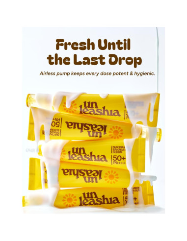 Suero Solar Unleashia con Niacinamida 59g Aclarador e Hidratante SPF