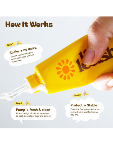 Suero Solar Unleashia con Niacinamida 59g Aclarador e Hidratante SPF