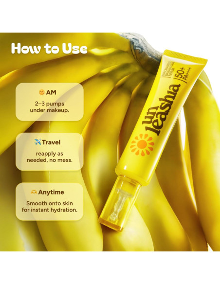 Suero Solar Unleashia con Niacinamida 59g Aclarador e Hidratante SPF