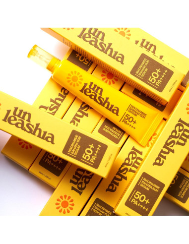 Suero Solar Unleashia con Niacinamida 59g Aclarador e Hidratante SPF