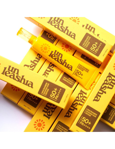 Suero Solar Unleashia con Niacinamida 59g Aclarador e Hidratante SPF