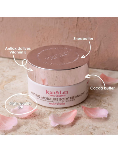Manteca Corporal Hidratante Jean & Len 200 ml Peonía & Lichi