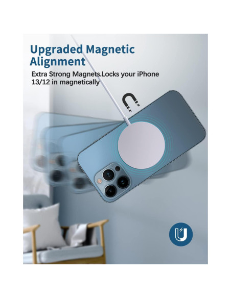Cargador Inalámbrico Magnético TXXTOL para iPhone 12-16